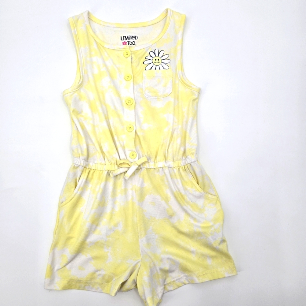 Limited Too Yellow Girl Romper Size 6X
